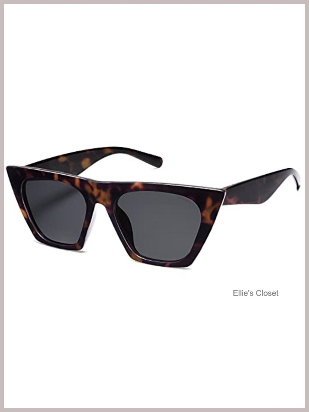 Oversized Cateye Polarized Sunglasses UV400 Full Frame Women